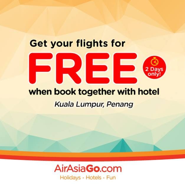 AirAsiaGo Singapore FREE Flight with Flight & Hotel Package 13 Jun to 30 Aug 2016
