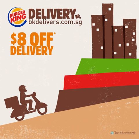 Burger King $8 Off Delivery
