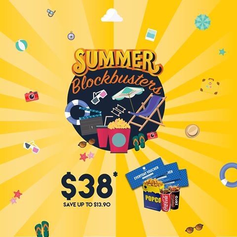 Cathay Cineplexes Summer Blockbuster Movie Package $38 ends 31 Jul 2016