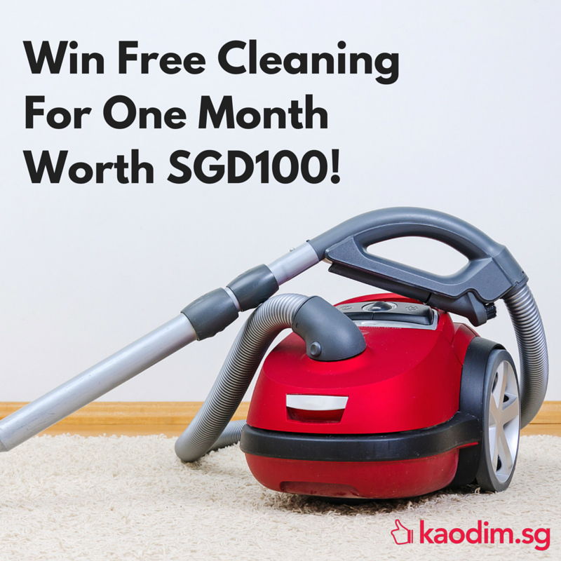 Kaodim Singapore Win 1 Month Free Cleaning in 3 Steps ends 31 May 2016