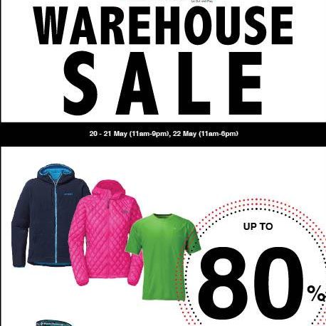 Outdoor Life Warehouse Sale 20 to 22 May 2016