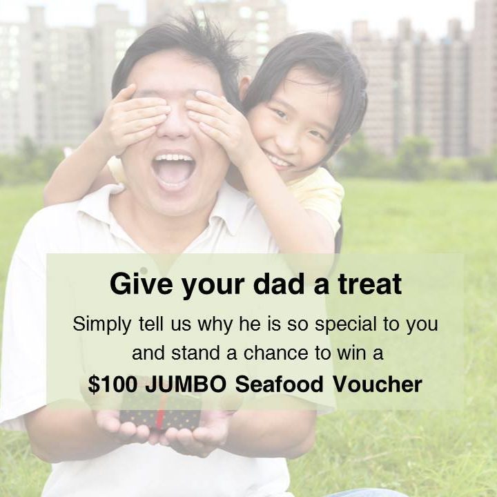 JUMBO Seafood SG Win $100 JUMBO Seafood Voucher ends 19 Jun 2016