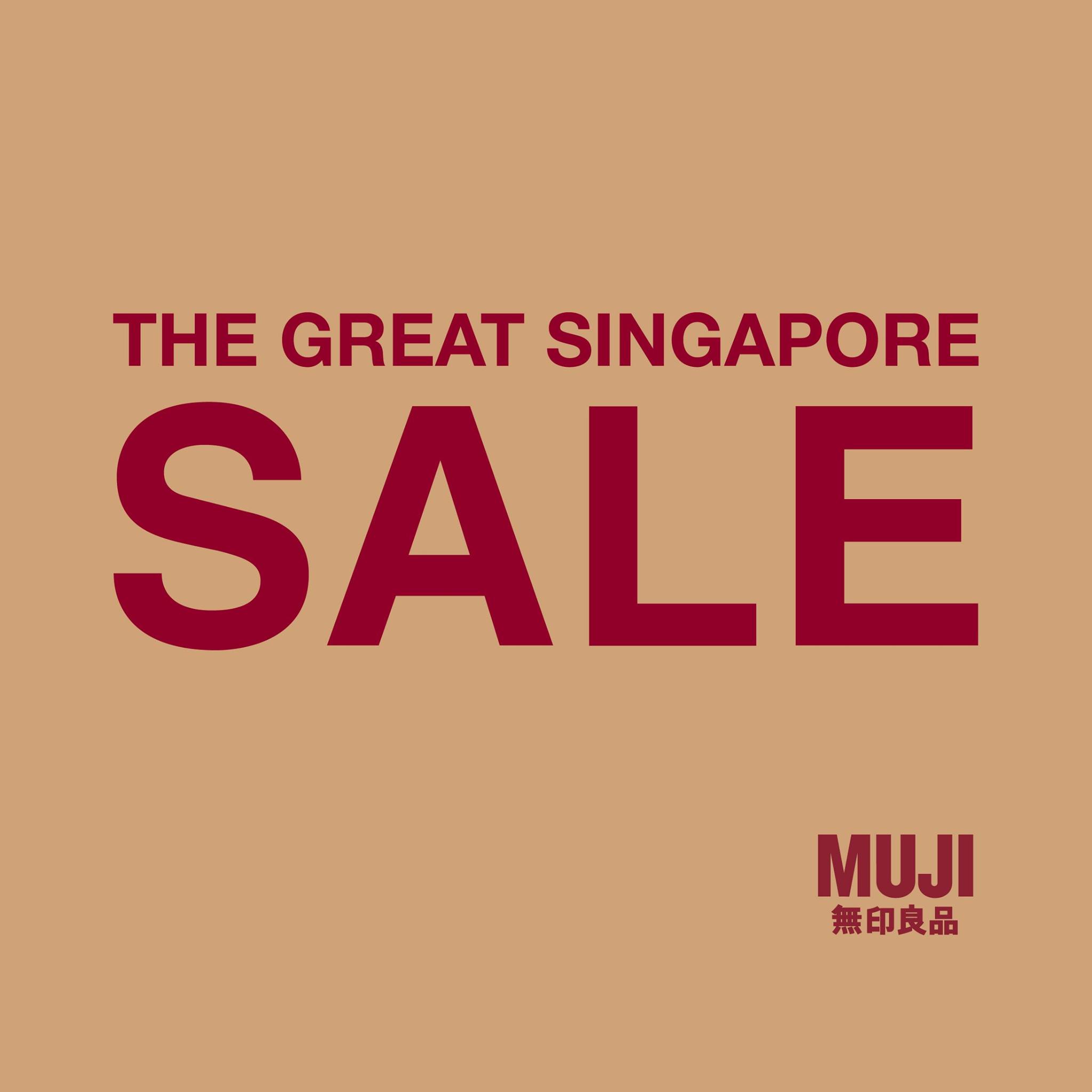 MUJI SG Great Singapore Sale Up to 50% Off