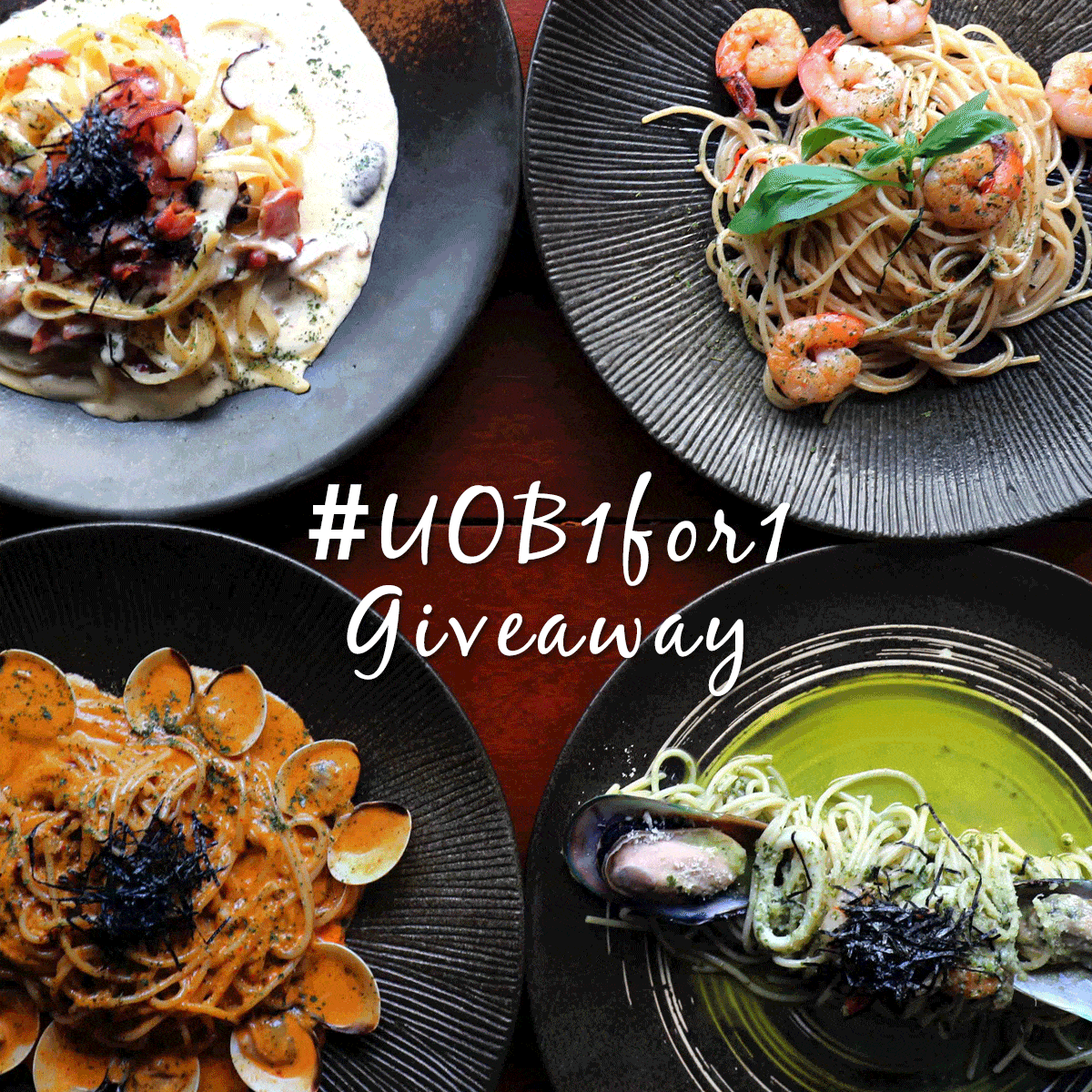 UOB Singapore 1-for-1 Giveaway Stand to Win $50 Dining Vouchers Promotion ends 15 Sep 2016