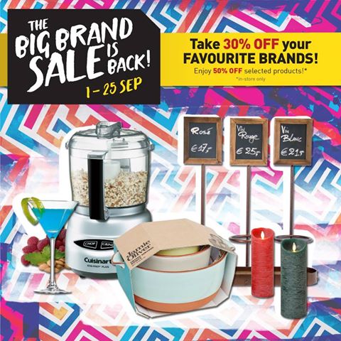 ToTT Singapore The Big Brand Sale 2016 Up to 30% Off Promotion 1 to 25 Sep 2016