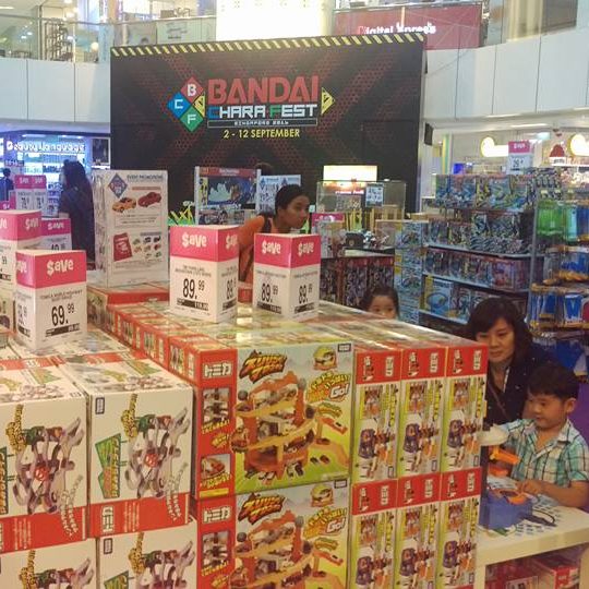 Toys “R” Us Singapore Bandai Charafest at United Square Promotion ends 12 Sep 2016