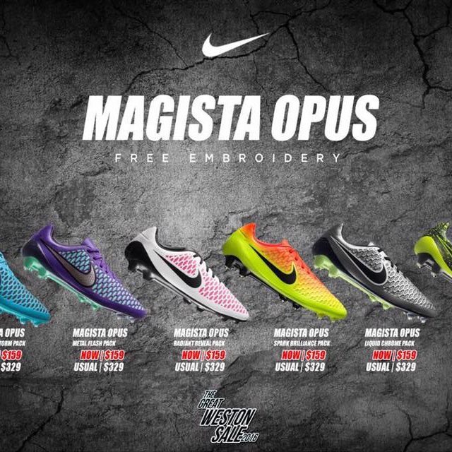 Weston Singapore Nike Magista Opus Sale Promotion 2 to 12 Sep 2016