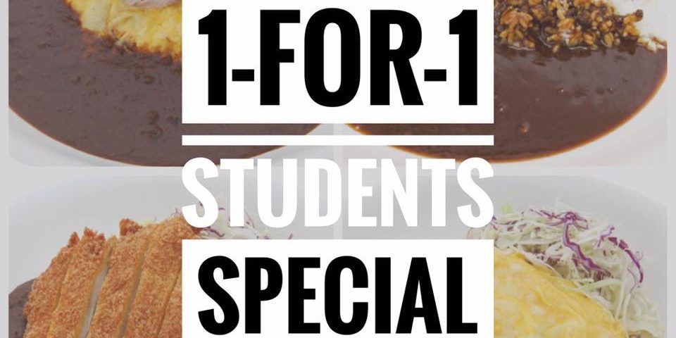 Monster Curry Singapore 1-for-1 Students Special Promotion 10 Oct – 10 Nov 2016
