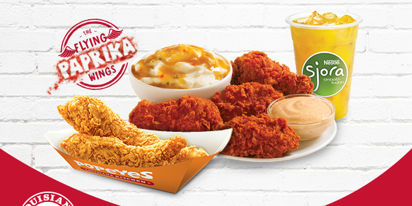Popeyes Singapore Buy Upsize Paprika Meal & Get FREE 2pc Chicken Tenders Promotion ends 21 Oct 2016