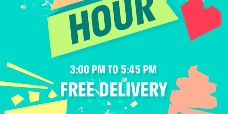 Deliveroo Singapore FREE Delivery For All Orders Promotion 3-5.45pm 22-24 Nov 2016