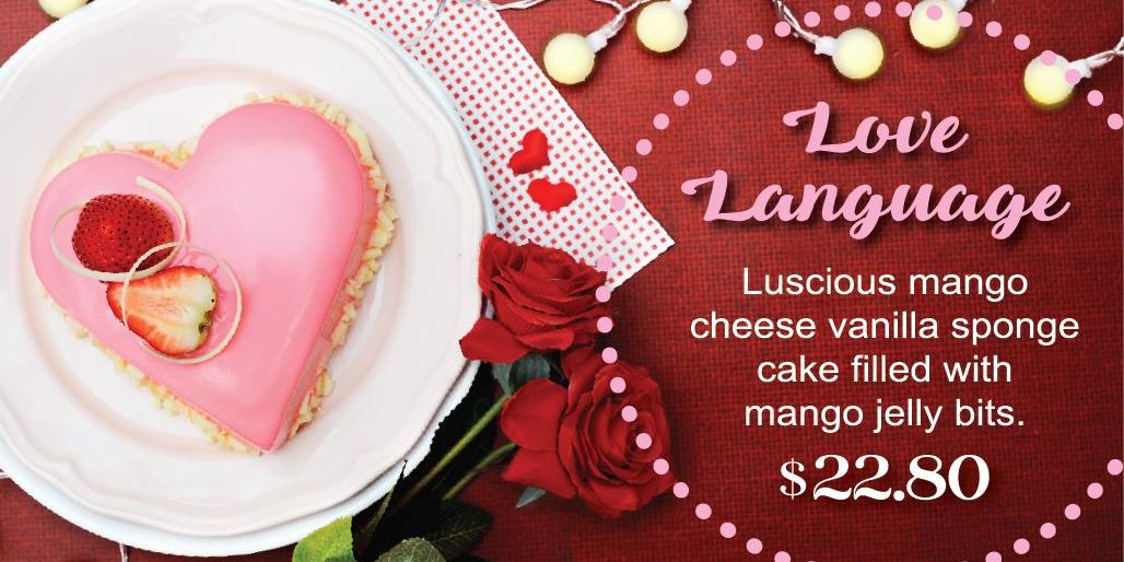 Polar Puffs & Cakes Singapore Valentine’s Day Love Language Cake Promotion ends 14 Feb 2017