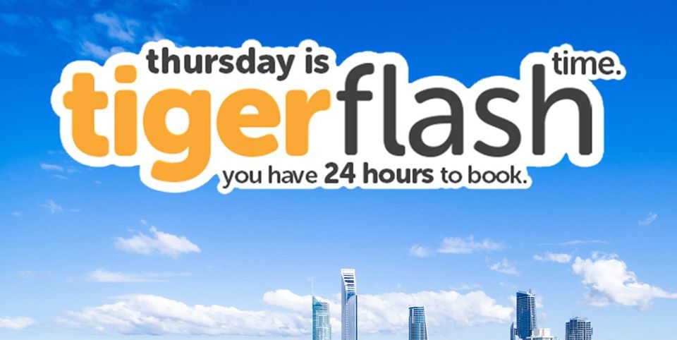 Tigerair Singapore 24 Hours Flash Sale Thurs-Fri Promotion 4-5 May 2017