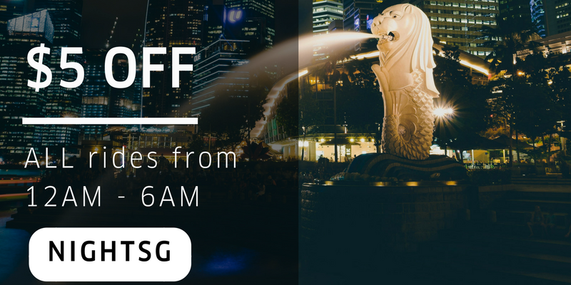 Uber NIGHTSG Promo Code Extended $5 Off All uberX & uberPOOL ends 31 May 2017