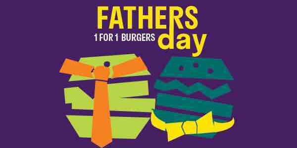 Deliveroo Singapore Father’s Day 1-For-1 Burgers Promotion 12-18 Jun 2017