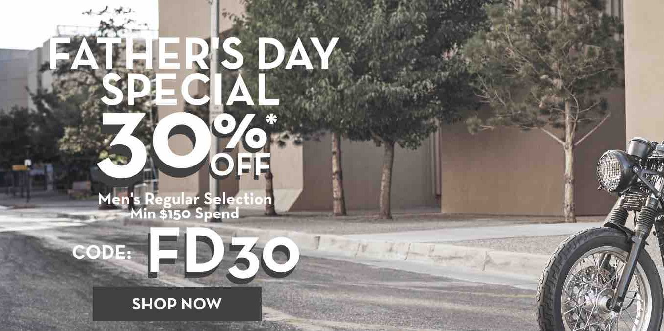 Timberland SG Father’s Day Special Up to 30% Off FD30 Promo Code ends 18 Jun 2017