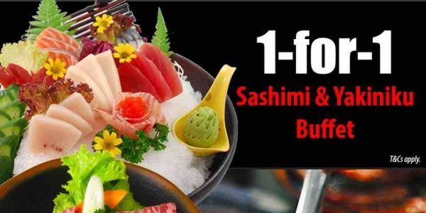 Tenkaichi Yakiniku Singapore 1-for-1 Sashimi & Yakiniku Buffet ends 31 Dec 2017