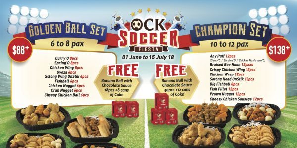 Old Chang Kee Singapore Soccer Fiesta Delicious Hot Snack from 1 Jun – 15 Jul 2018