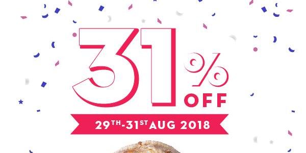Baskin-Robbins Singapore 31% Off Promotion 29-31 Aug 2018