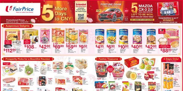 NTUC FairPrice Singapore Your Weekly Saver Promotion 31 Jan – 13 Feb 2019