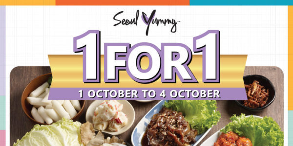 Seoul Yummy Singapore 1-for-1 Promotion 1-4 Oct 2019