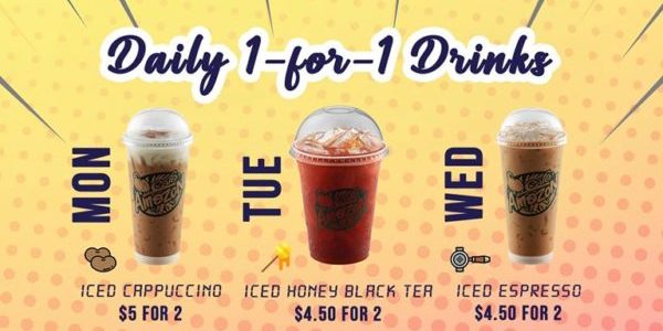 Café Amazon Singapore Daily 1-for-1 Drink Festive Promotion 23 Nov – 31 Dec 2019