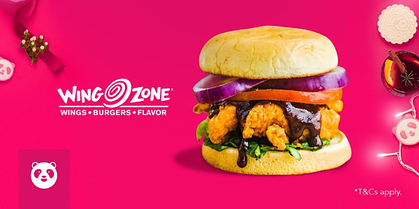 foodpanda SG 50% Off Wing Zone only on 23 Dec 2019