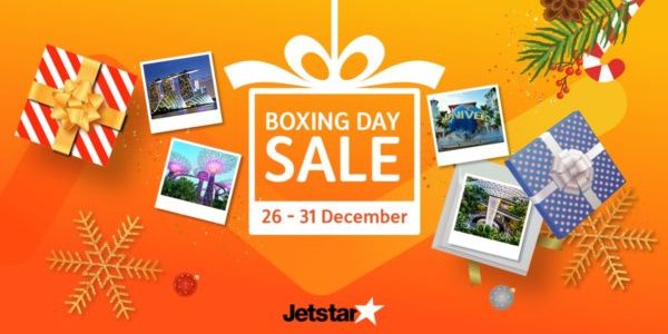 Jetstar Asia Boxing Day Sale 26-31 Dec 2019