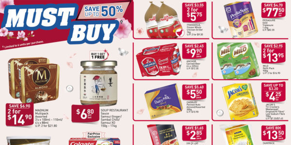 NTUC FairPrice SG Your Weekly Saver Promotion 16-22 Jan 2020