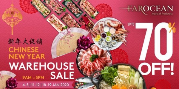 Up to 70% Off at Far Ocean Seafood CNY Warehouse Sale!