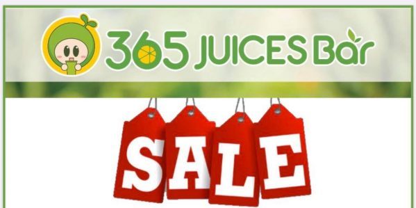 365 Juices Bar is having a Buy 3 Get 1 FREE Promotion