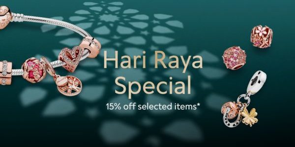 Pandora Hari Raya Special: 15% Off Selected Items