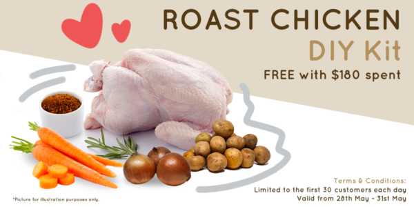 FREE Roast Chicken DIY Kit Exclusively From Portopantry (28 – 31 May 2020)
