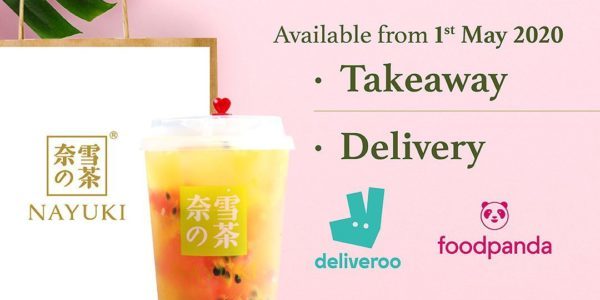 Nayuki 奈雪の茶 Singapore 1-for-1 Drinks Takeaway Promotion