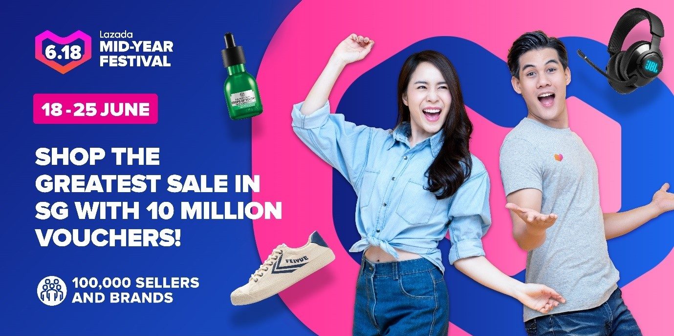 Shop till You Drop at Lazada’s Mid-Year Festival from 18 to 25 June!