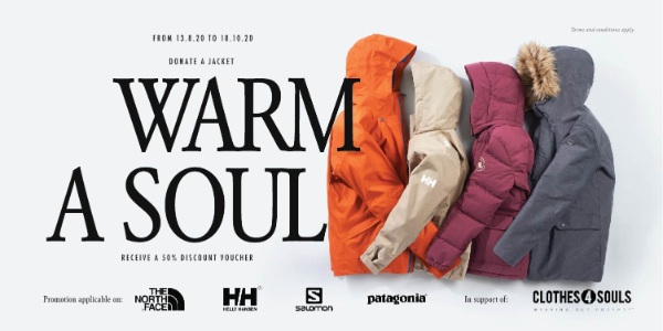 LIV ACTIV’s Jacket Donation Program – WARM A SOUL is back to share the warmth this season