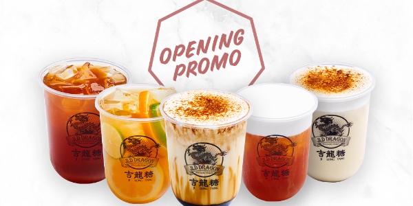 JLD Dragon Singapore 1-FOR-1 ON ANY DRINKS OPENING PROMO