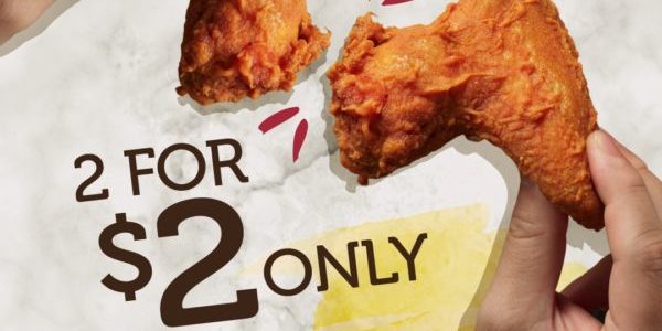 CRAVE Singapore 2 Chicken Wings For $2 Promotion ends 27 Sep 2020