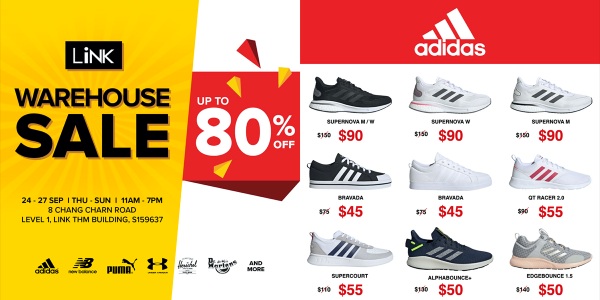 LINK WAREHOUSE SALE Up to 80% Off Promotion 24-27 Sep 2020