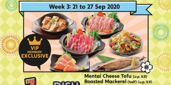 Watami Singapore 11th Anniversary Selected Dishes At $1.10 Week 3 Promotion 21-27 Sep 2020