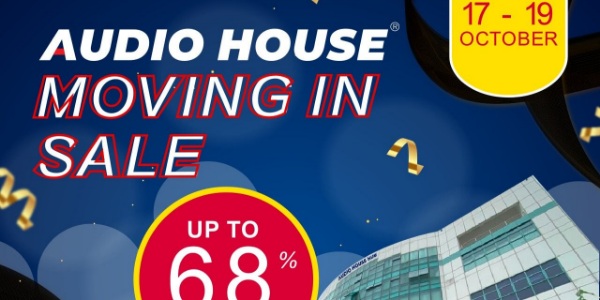[Audio House 3-day Moving in Sale] Enjoy Up to 68% OFF for ALL Electronics At Their New Ubi Showroom