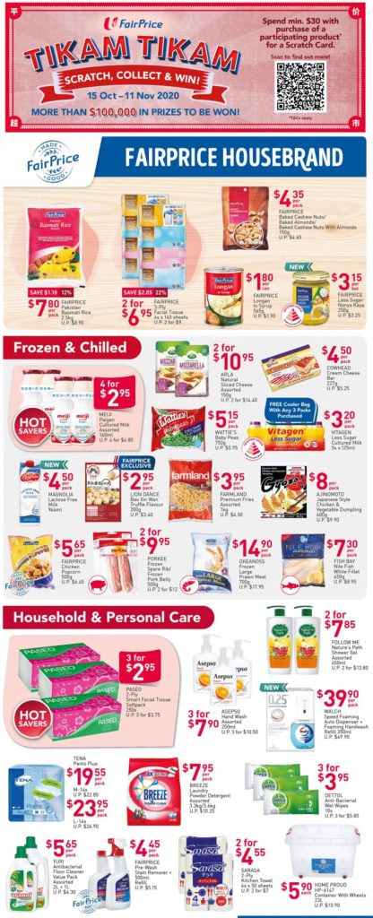 NTUC FairPrice Singapore Your Weekly Saver Promotion 15-21 Oct 2020 | Why Not Deals 2