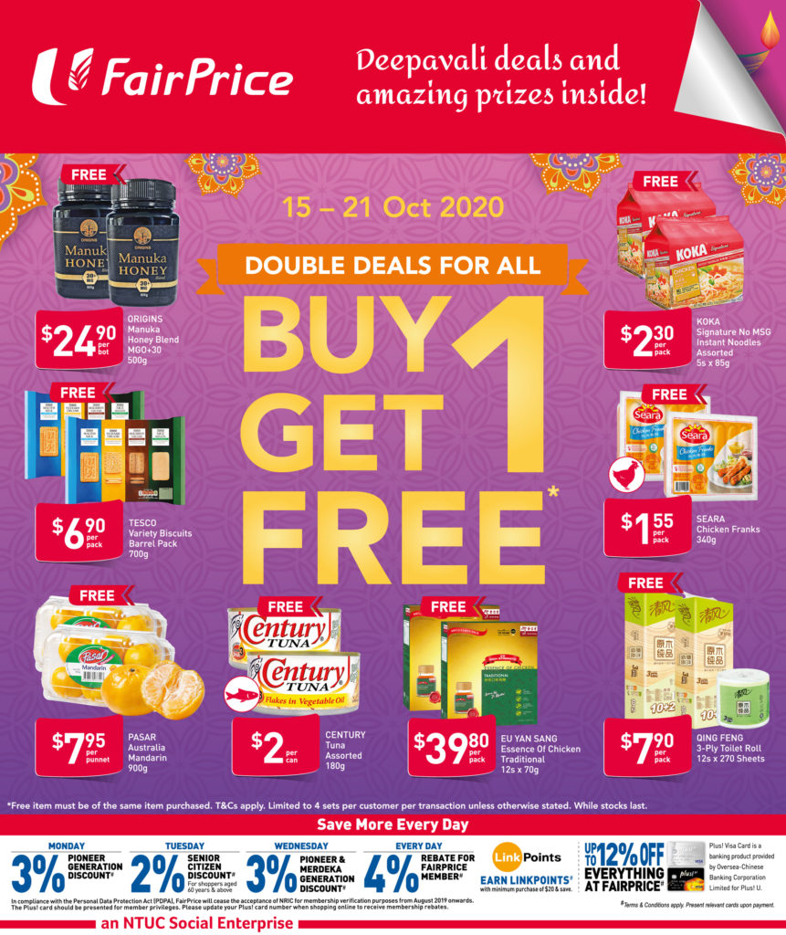 NTUC FairPrice Singapore Your Weekly Saver Promotion 15-21 Oct 2020 | Why Not Deals 7