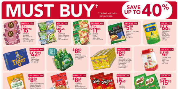 NTUC FairPrice Singapore Your Weekly Saver Promotions 1-7 Oct 2020
