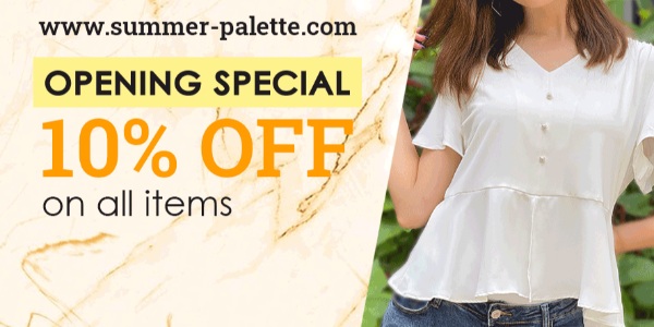 Summer Palette Singapore Official Launch 10% Off Promotion 1-31 Oct 2020