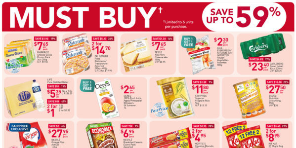 NTUC FairPrice Singapore Your Weekly Saver Promotions 12-18 Nov 2020