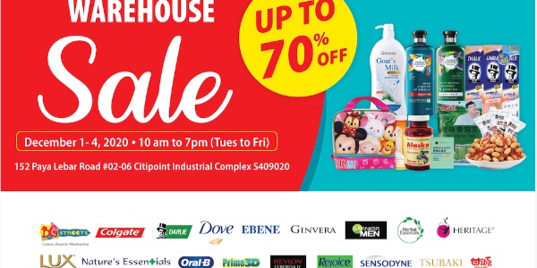 Warehouse Sale – Up to 70% off