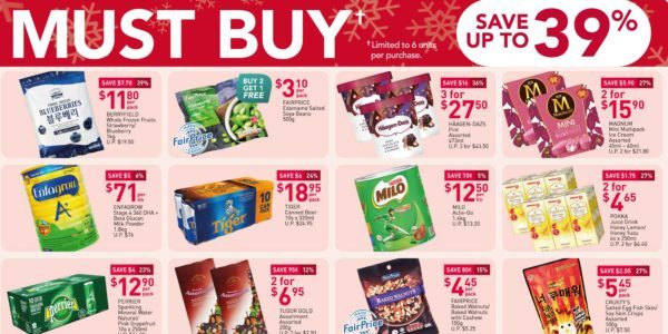 NTUC FairPrice Singapore Your Weekly Saver Promotions 24-30 Dec 2020