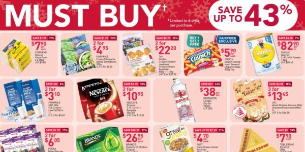 NTUC FairPrice Singapore Your Weekly Saver Promotions 3-9 Dec 2020