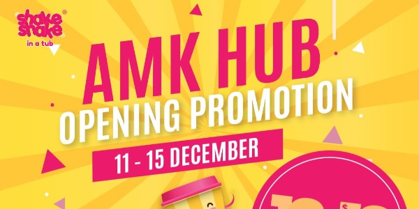 Shake Shake In A Tub Opens at AMK Hub with 12pcs for $12 Promotion