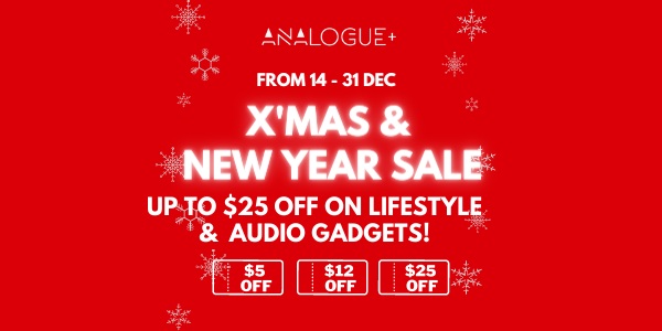 Up to $25 OFF on lifestyle and audio gadgets this Christmas Sale!